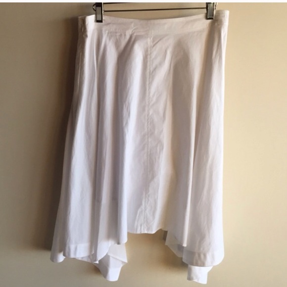 Rebecca Minkoff white Jackie asymmetric skirt - Picture 3 of 4